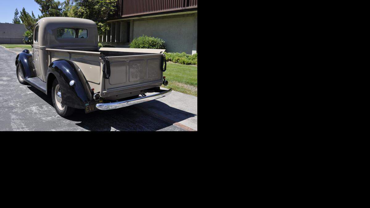 Ken and Wes Unruh’s 1939 Ford half-ton pickup truck is pictured.
