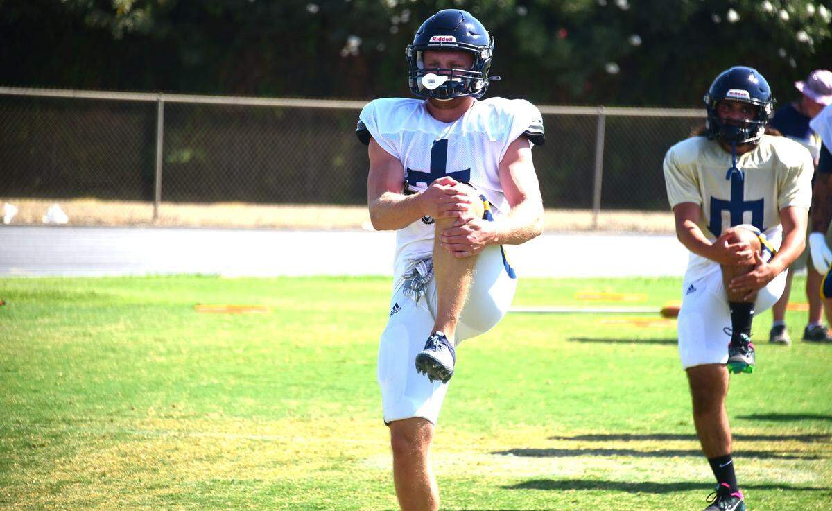 Former Central Catholic High star running back Tyler Jacklich comes to Merced College after redshirting at the University of Wyoming last season.