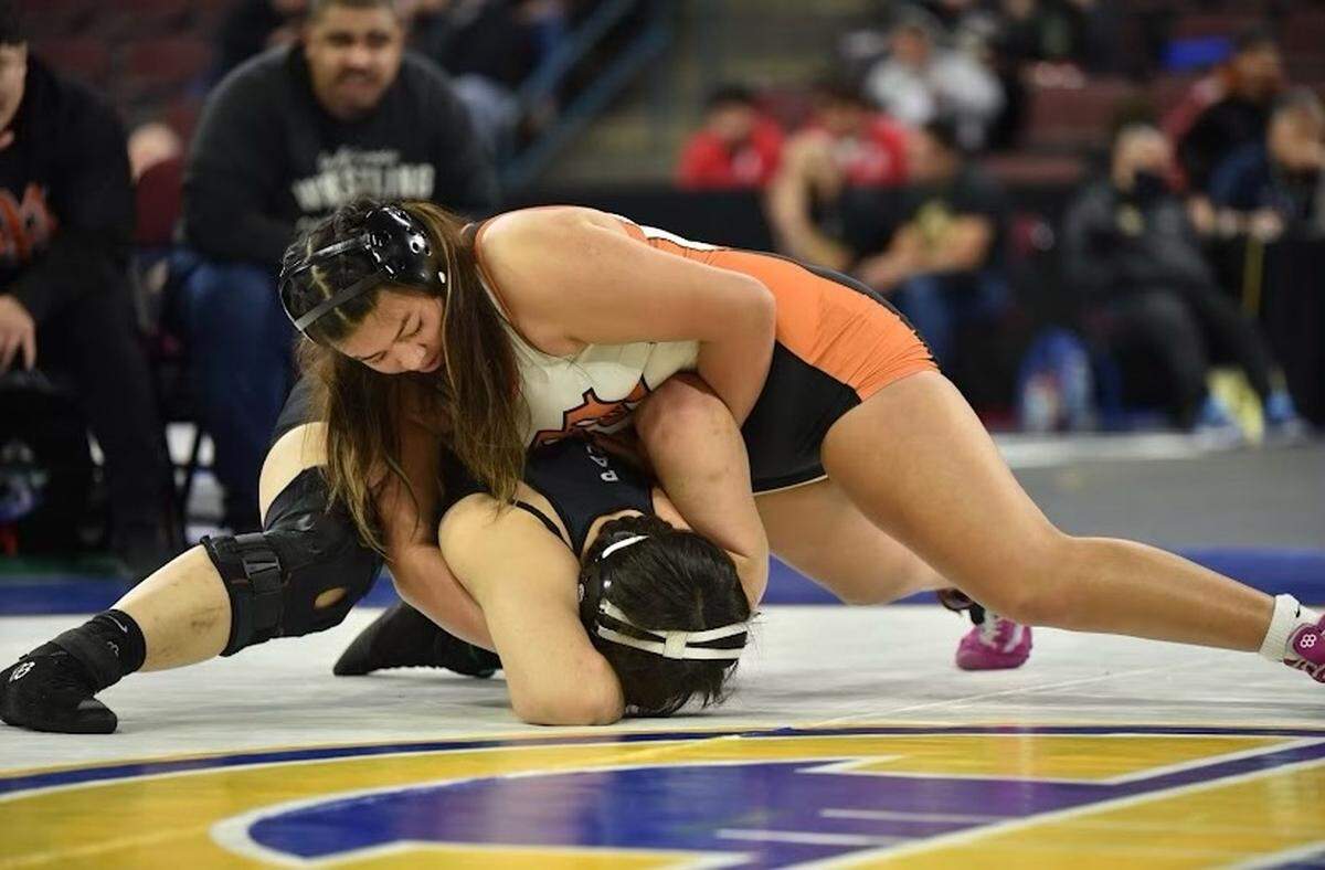 Merced High junior Evelyn Vargas is the Merced Sun-Star Girls Wrestler of the Year after finishing third at the CIF State Meet.