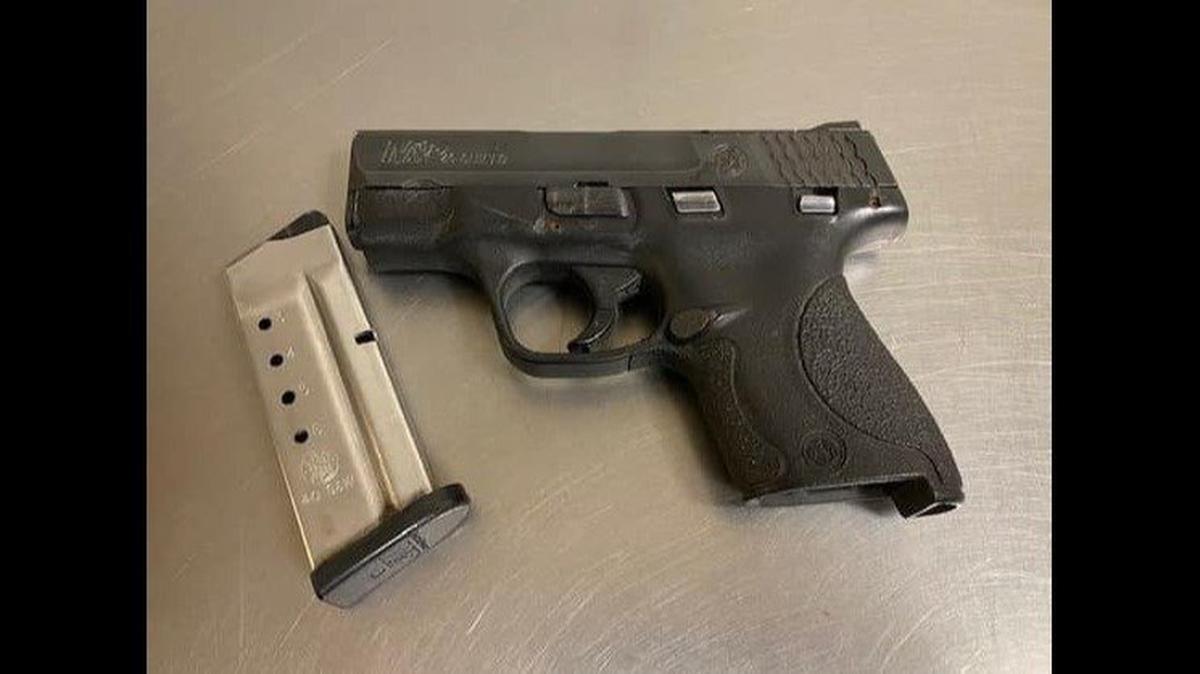 Merced Police Department Gang Unit officers found a gun reported stolen out of Stanislaus County during a traffic stop in Merced on Saturday, according to the Merced Police Department.