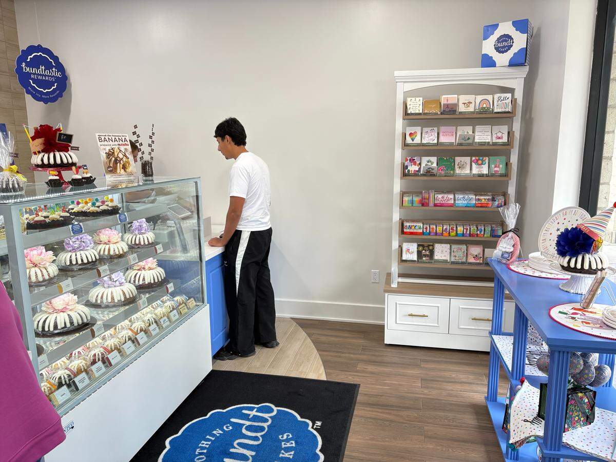 After first announcing plans to come to the city in March, Nothing Bundt Cakes has now opened its doors to customers.