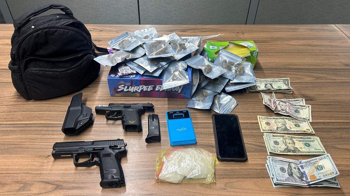 A 51-year-old Los Banos man was arrested for gun and drug charges on Tuesday evening, Dec. 2, 2025, the Los Banos Police Department said in a Facebook post.