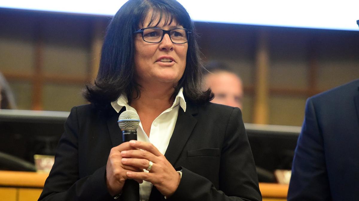 Phaedra Norton speaks Monday, Oct. 1, 2018, at the Merced City Council meeting where she was named the new permanent city attorney. She spent about 10 years as Turlock’s city attorney.