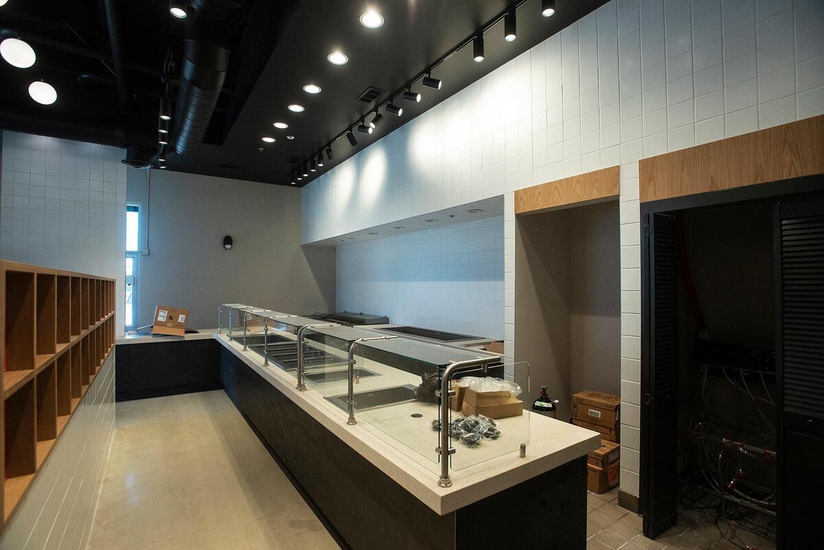 Works continues inside Kabab City, a restaurant offering Mediterranean cuisine located at 125 E. Yosemite Avenue in Merced, Calif., on Wednesday, April 19, 2023. According to owner Tony Yanni, the location is expected to open in May.