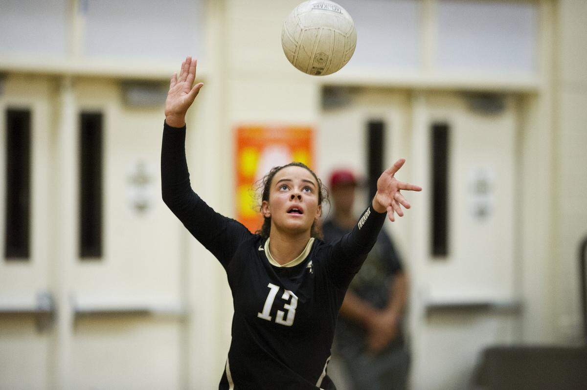 Buhach Colony’s Cameron Gray (13) will being her college volleyball career at Boise State. The Thunder star signed her national letter of intent to accept a full-ride volleyball scholarship on Friday.