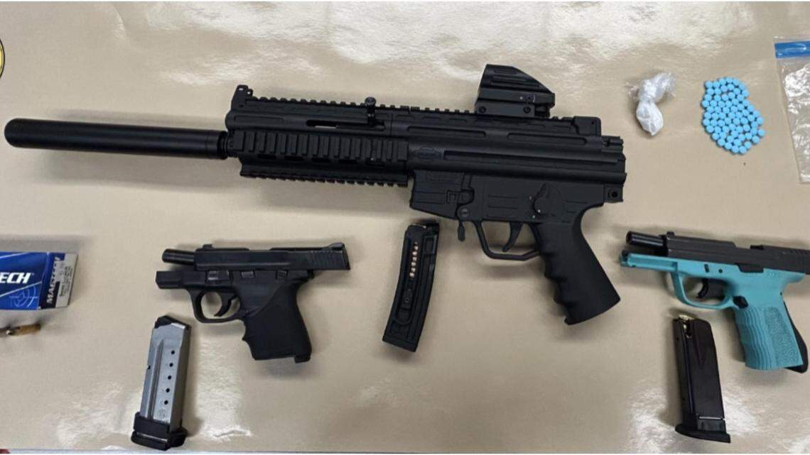 A 29-year-old man has been arrested on gun charges on Thursday, April 16, 2026.