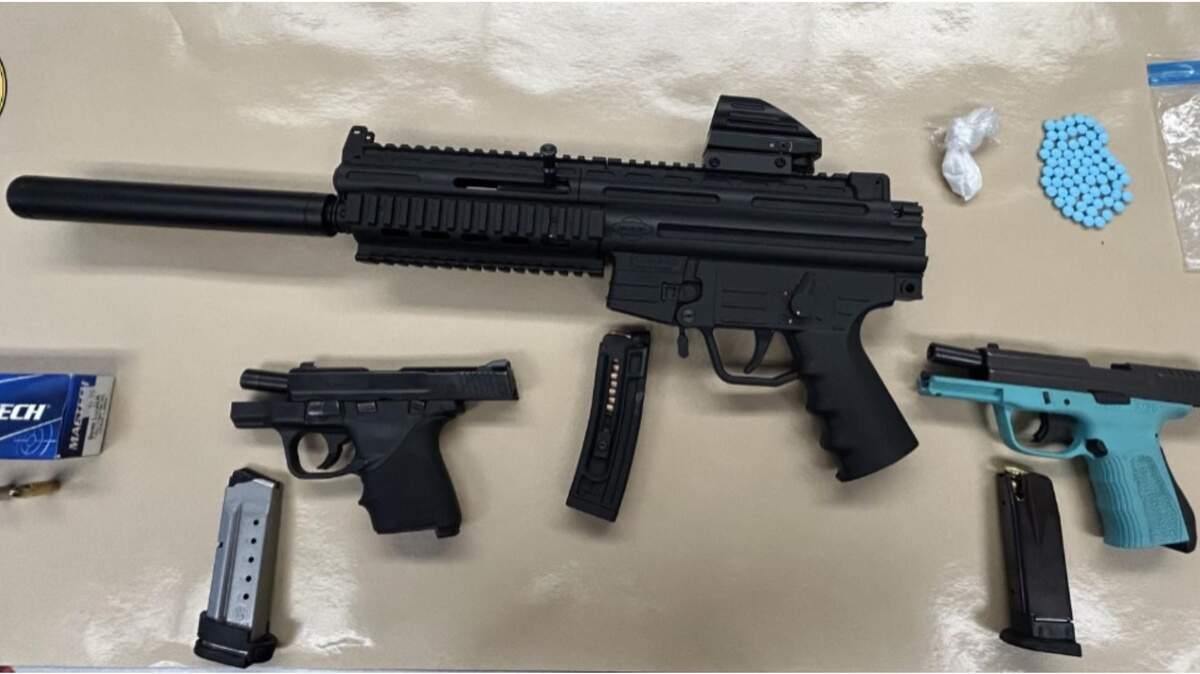A 29-year-old man has been arrested on gun charges on Thursday, April 16, 2026.