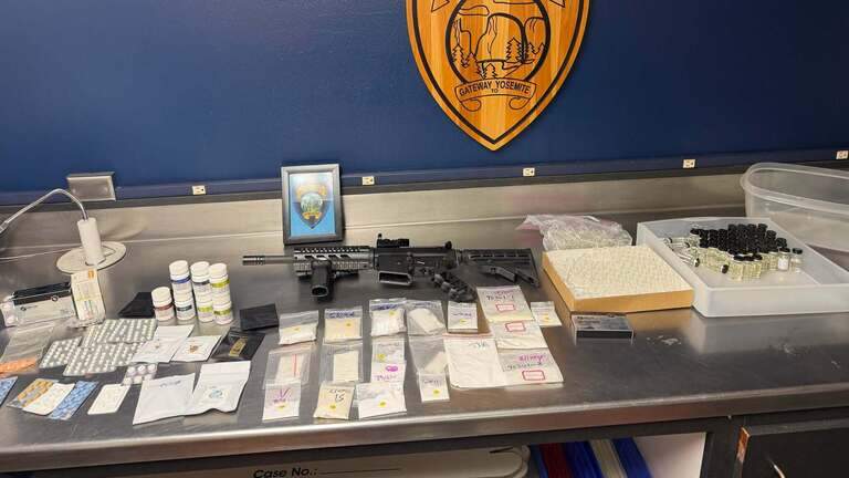 Tip leads to arrest in Merced. Suspect had a stash of illegal items, police say