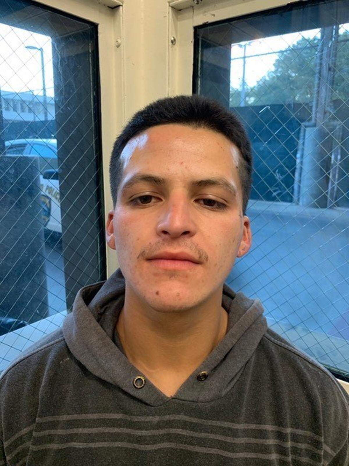 Martin Sanchez, 20, was arrested on a felony warrant by the Merced Police Department’s Gang Violence Suppression Unit on Friday afternoon in Atwater Photo By the Merced Police Department.
