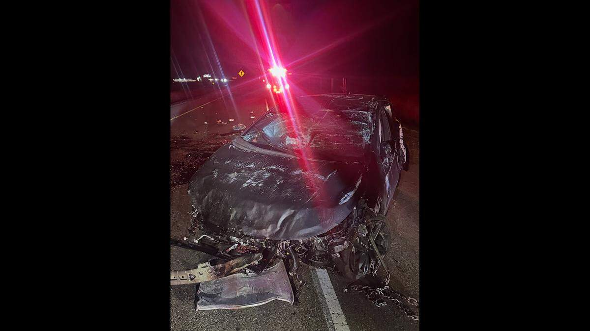 A driver going southbound on Highway 99 fell asleep in Atwater on Friday, March 27, 2026.