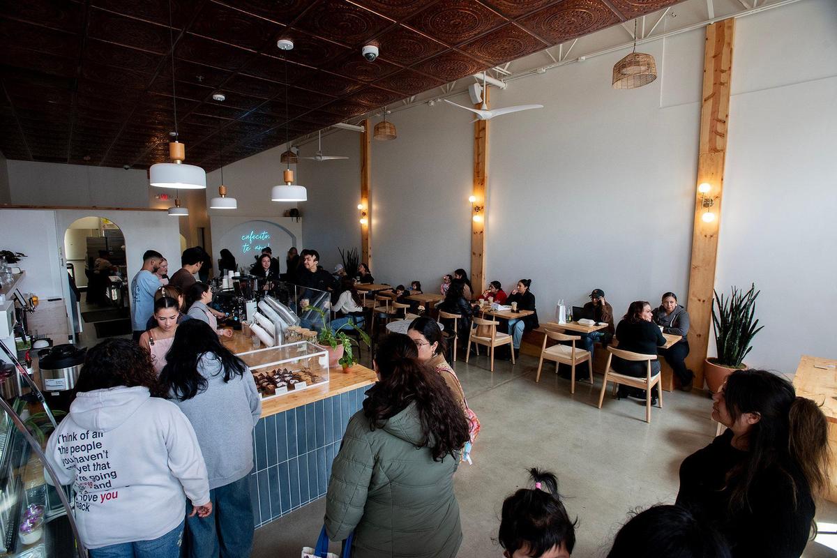 Hola Cafecito, a specialty coffee shop located at 429 W. Main Street, opened its doors to the public in Merced, Calif., on Thursday, March 13, 2025.