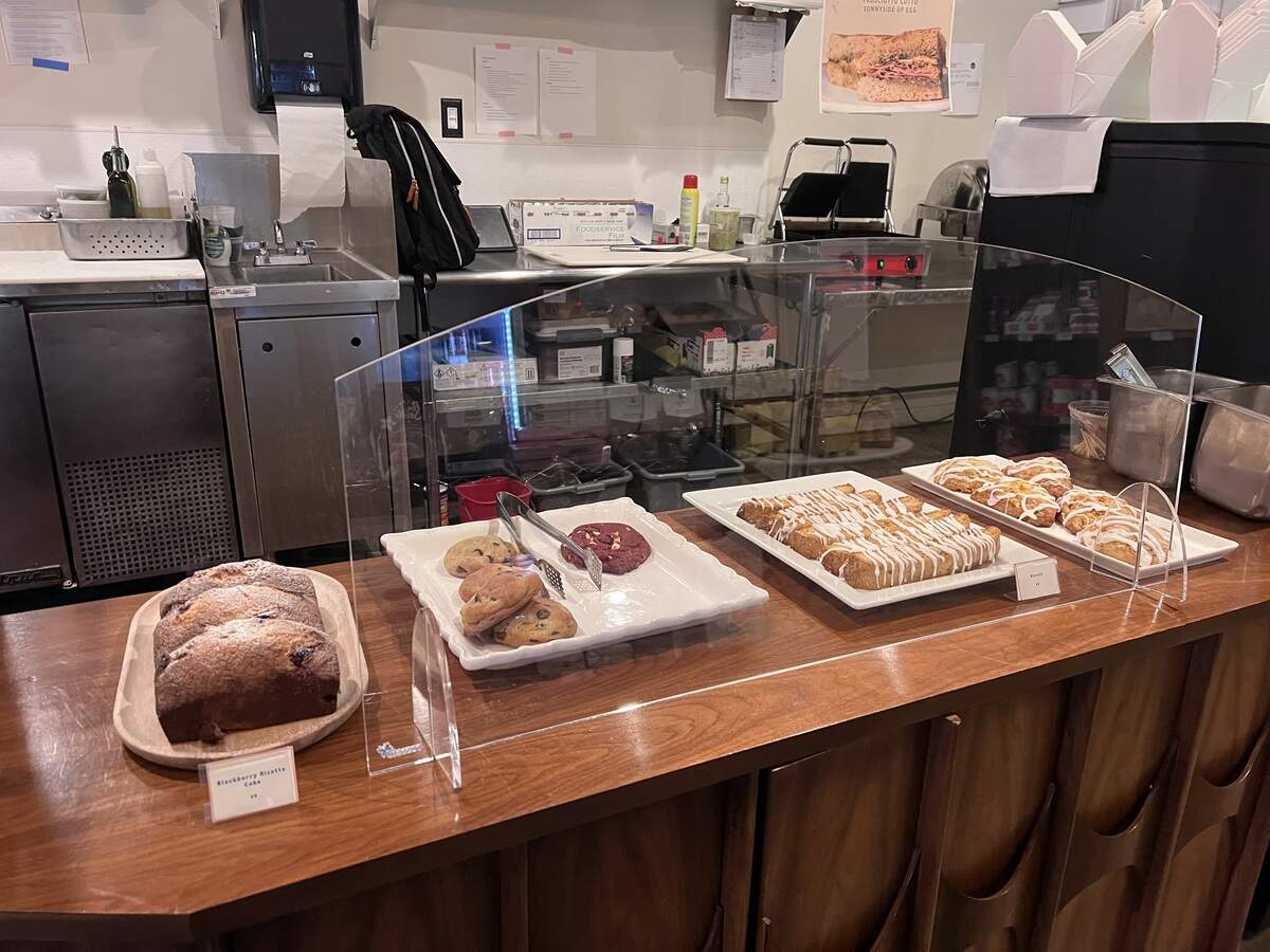 Baked treats from The Goods Italian Market and Deli next door to Bella Luna restaurant in downtown Merced.