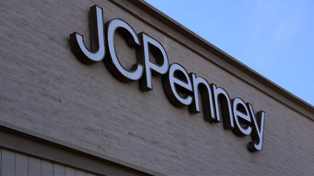 The J.C. Penney store at the Merced Mall is shown.