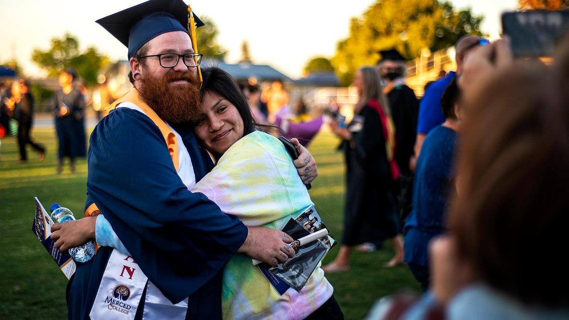 ‘You’ve overcome a lot.’ Merced College holds first large in-person commencement in years