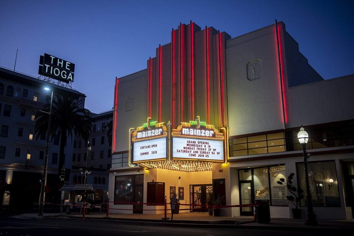 The Mainzer Theater located at 655 W. Main Street in Merced, Calif, on Wednesday, Aug. 12, 2020.