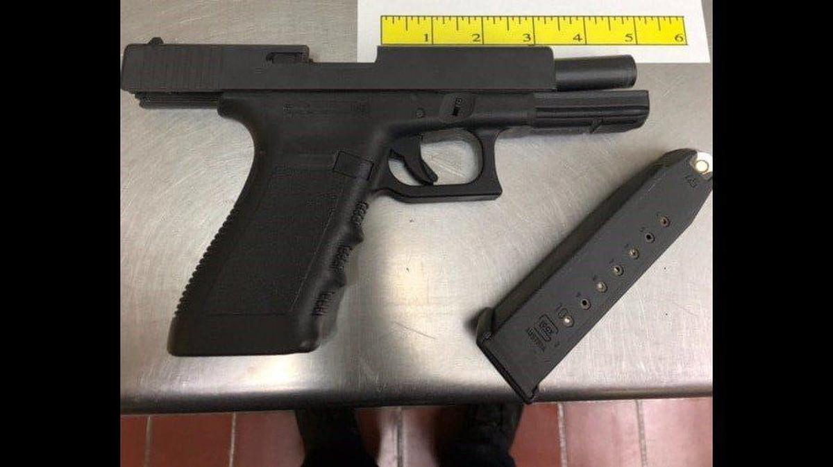 A man who attempted to flee from Merced police officers on Wednesday was arrested, after he was found with a loaded stolen firearm, according to the Merced Police Department. Image courtesy of Merced Police Department.