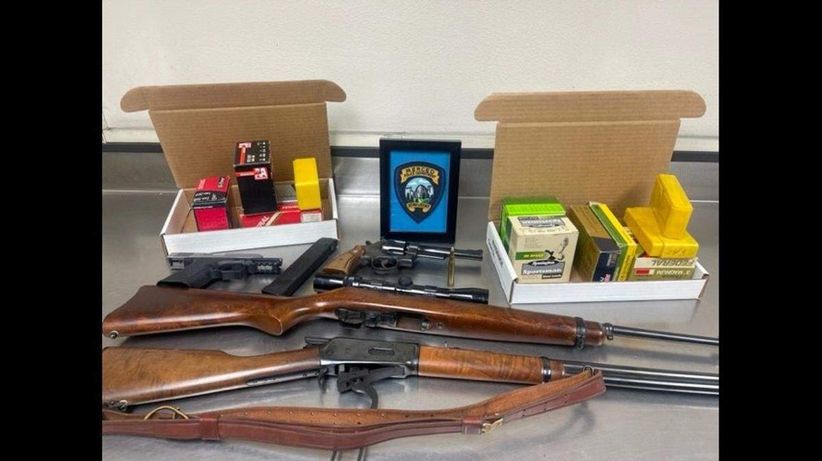 A 41-year old man was arrested after allegedly making threats to shoot and harm students at Rivera Middle School in Merced on Friday, according to police.