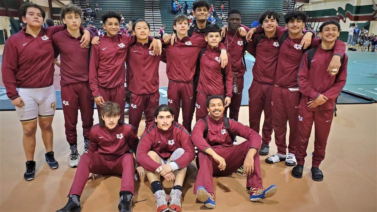 The Golden Valley wrestling team won the Central California Conference Tournament on Saturday at Central Valley High School in Ceres, Calif. to win their third consecutive CCC championship.