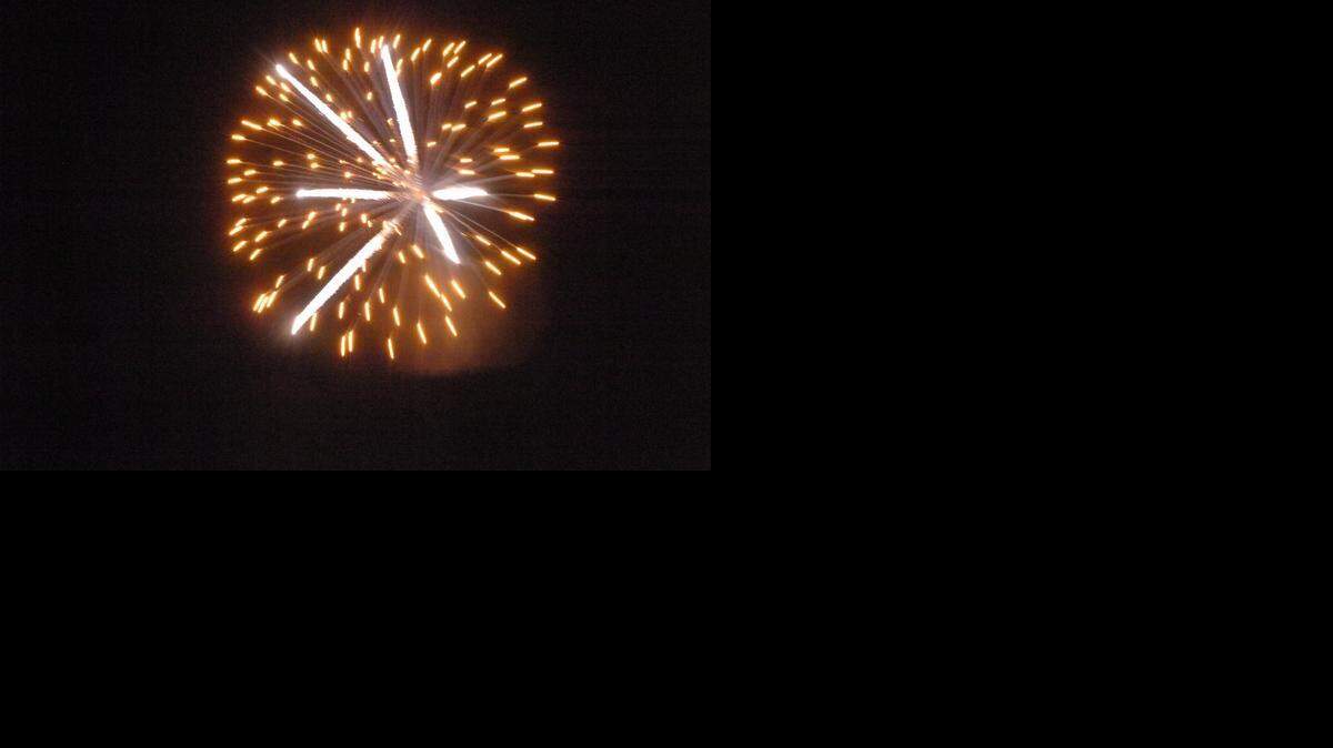 Fireworks from the Fourth of July 2012 at Pacheco High in Los Banos.