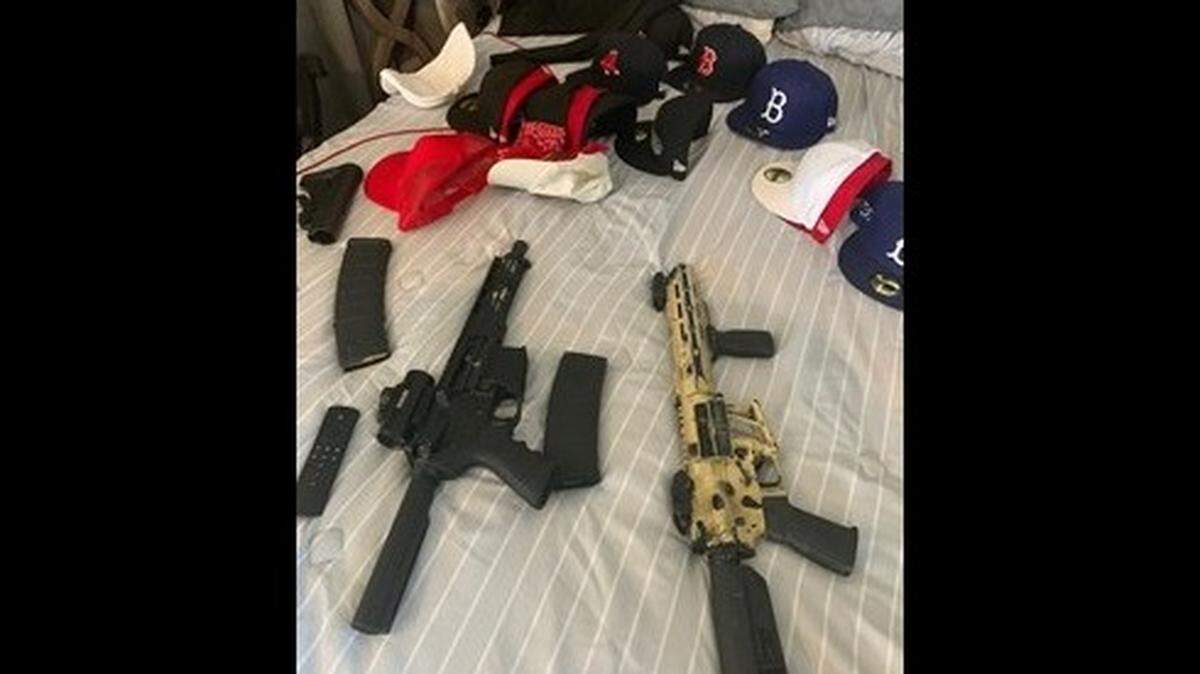 Adam Zepeda was arrested for being a felon in possession of a firearm.