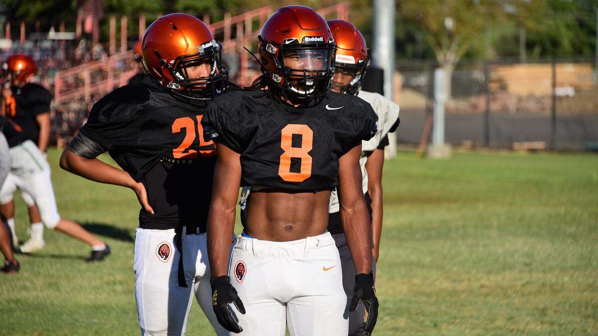 Merced High junior linebacker Cody Chapman could be a key player in the Bears defense this season.