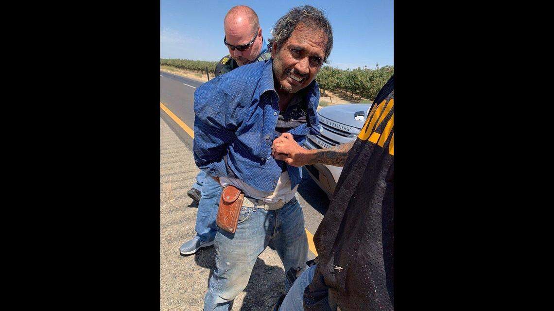 Shooting suspect Guadalupe Lopez-Herrera, 51, was captured by law enforcement officials following a vehicle pursuit which began in Paso Robles, according to the Merced County Sheriff’s Office. Lopez-Herrera is accused of shooting a Merced deputy in the Dos Palos area on Sept. 4.