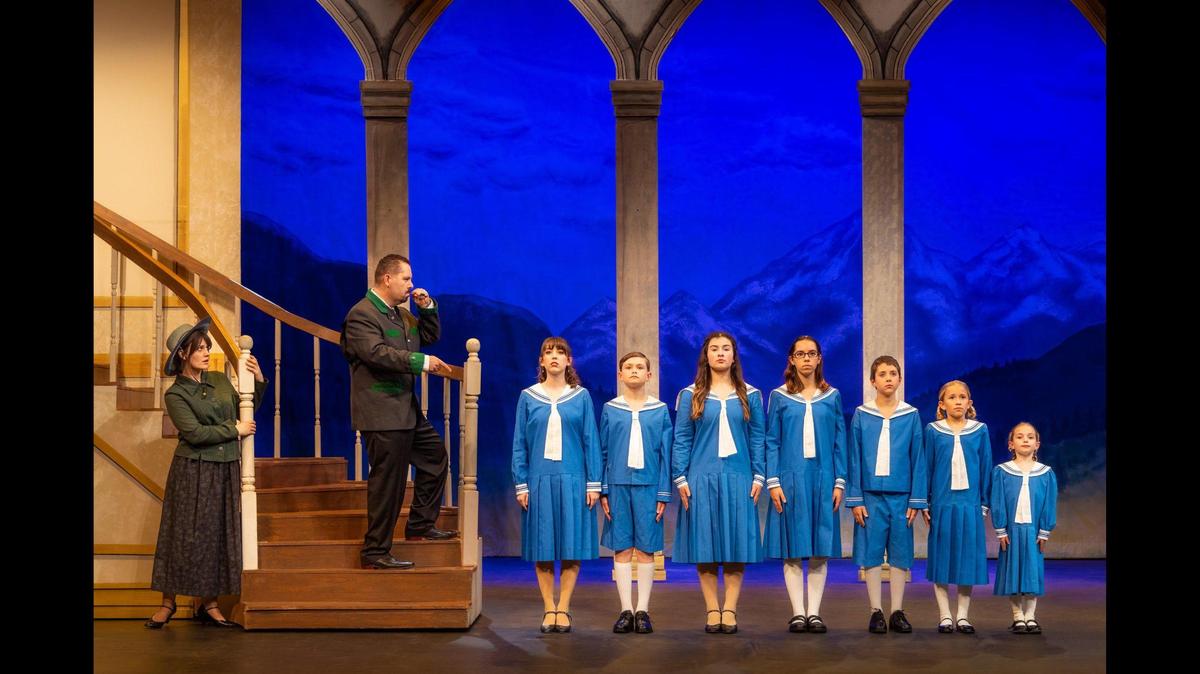A promotional image for a production of “The Sound of Music” presented by the Merced College Theater Department. Image courtesy of Merced College.