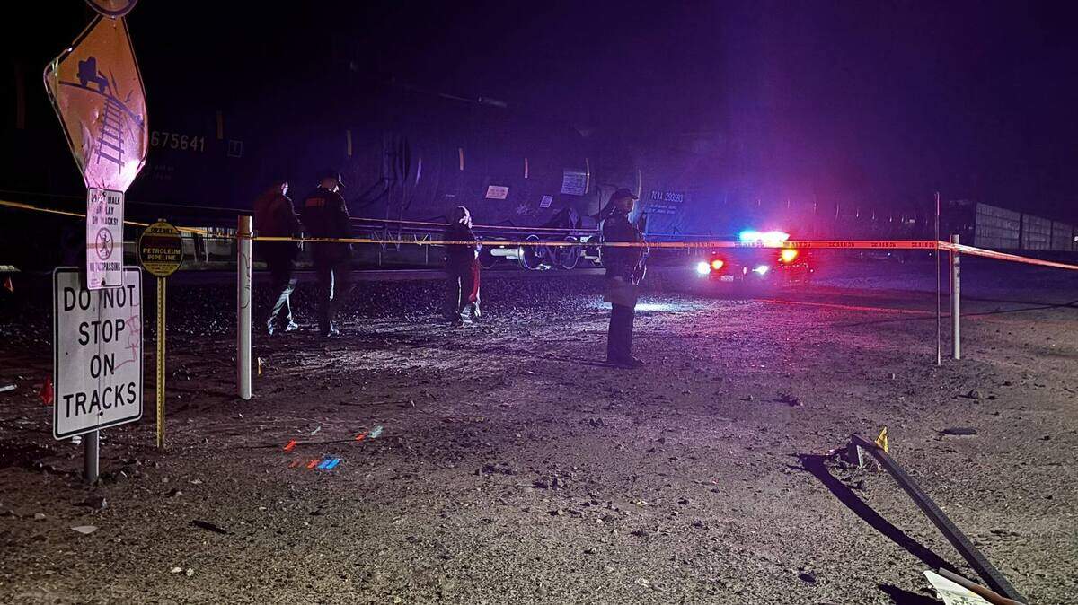 A person was found dead near a railroad crossing in Atwater.