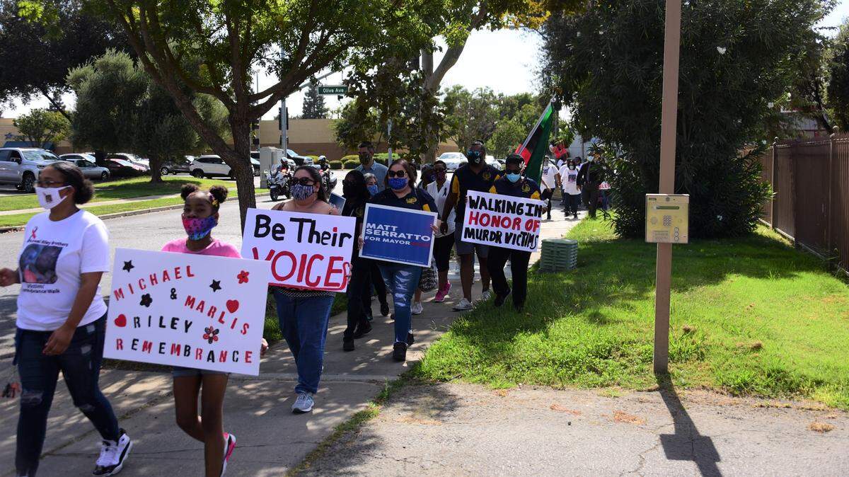 The 12th Annual Riley Brothers Victims Remembrance Walk was held on Saturday, Oct. 10, 2020 in Merced, Calif.
