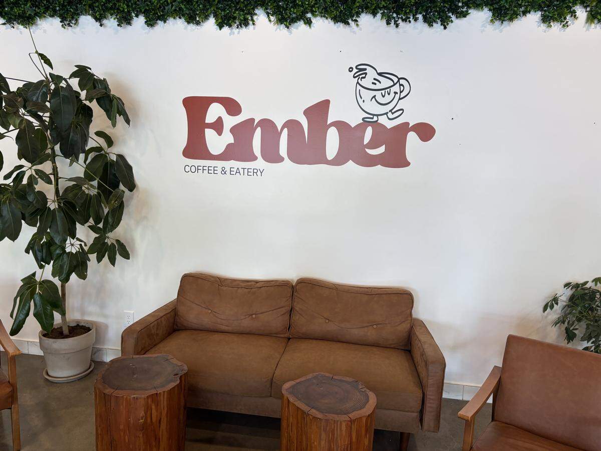 The menu at Ember Coffee & Eatery will offer everything ASIP Coffee Roasters had on its menu, featuring a range of hot and iced coffee drinks, as well as teas.