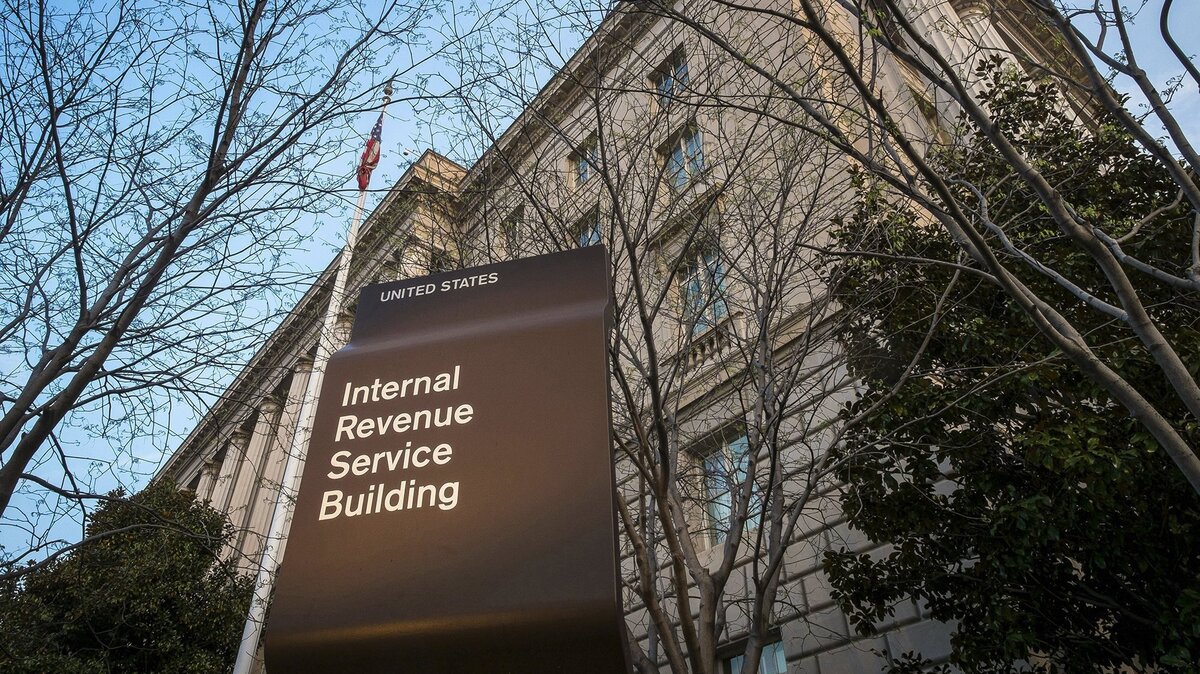 FILE - In this April 13, 2014 file photo, the Internal Revenue Service Headquarters (IRS) building is seen in Washington. (AP Photo/J. David Ake, File)