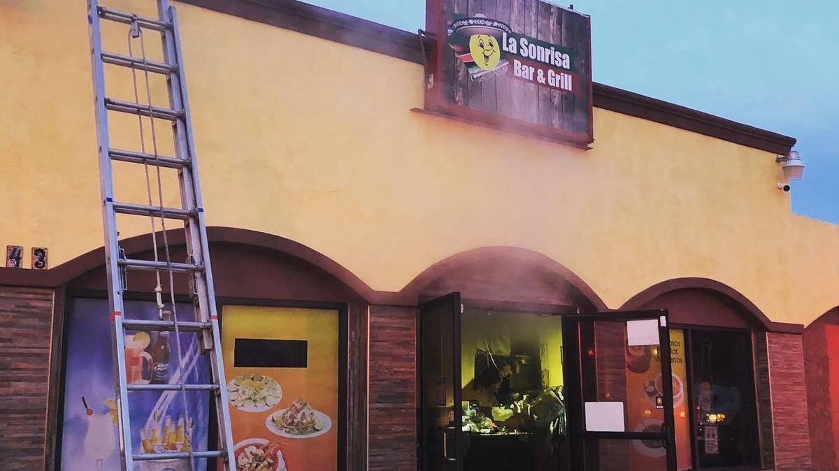 Firefighters responded to a structure fire at La Sonrisa Bar and Grill in the 7000 block of Winton Way in Winton, Calif., on Wednesday, Jan. 1, 2020. According to fire officials, no injuries were reported and the cause of the fire is under investigation. Photo courtesy of Cal Fire Merced County.