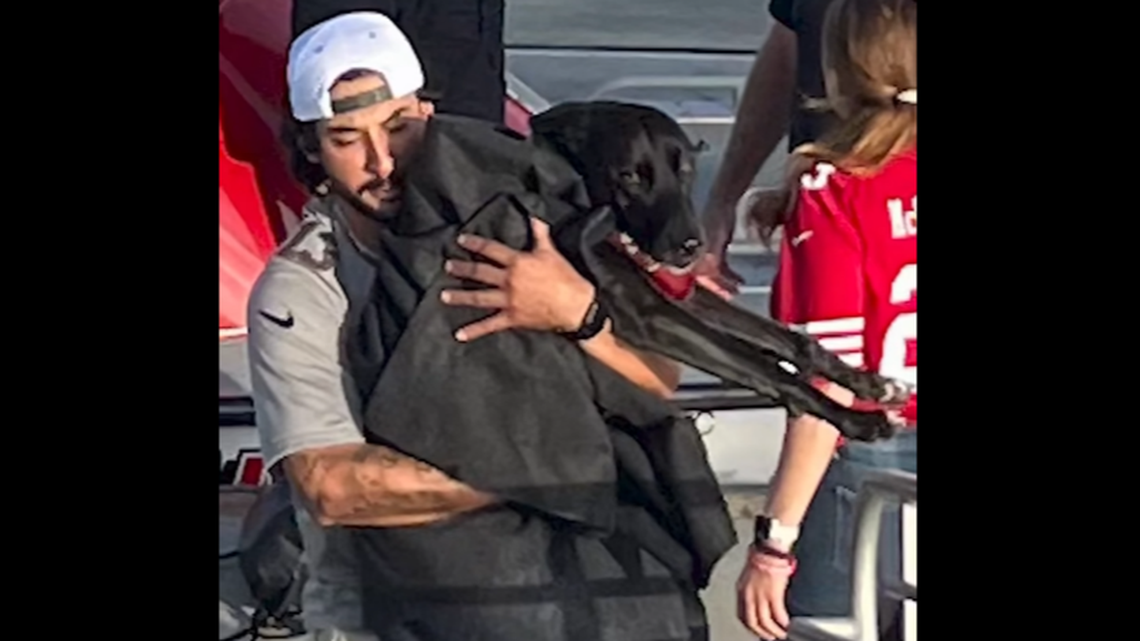 Dog from Los Banos makes national headlines after being rescued in San Diego
