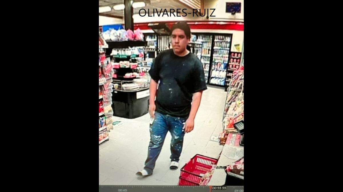 Cristian Olivares-Ruiz, 19, of Merced was arrested as a suspect in connection with an armed robbery of a Merced 7-Eleven store on Tuesday morning.