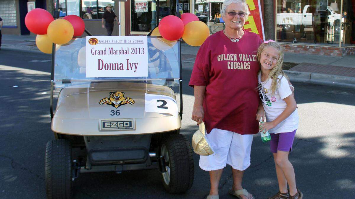 Donna Ivy served as the grand marshal of the Golden Valley High School homecoming parade in 2013. She is profiled in a new Sun-Star feature, Local Spotlight.