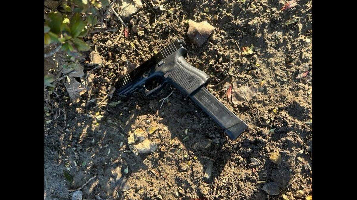 Two men on parole were arrested Monday, after they tried running from officers responding to a call of suspicious persons allegedly attempting to break into a vehicle in the 200 block of Myer Drive in Chowchilla, according to the Chowchilla Police Department. Police said the men discarded items they had on them while running from the officers. Officers located a loaded and unregistered Glock 19 gun as well as multiple extended magazines and ammunition. Image courtesy of Chowchilla Police Department.