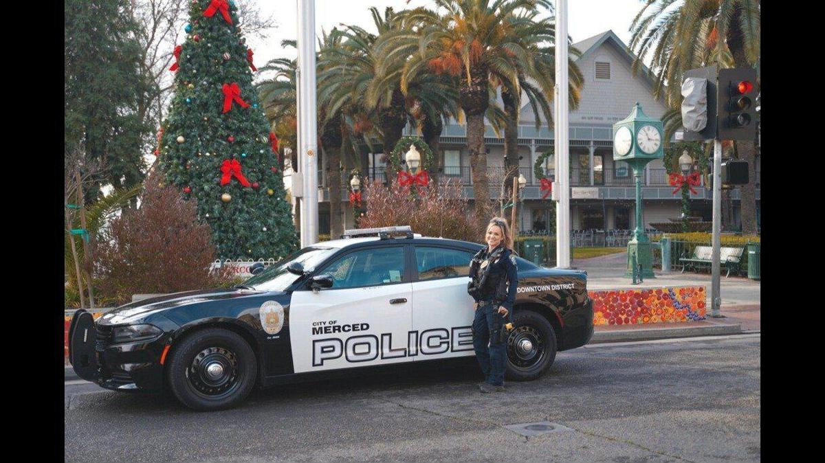 Merced Police Officer Jennifer Shaw begins a newly defined beat this week in the “Downtown District,” according to the Merced Police Department. Shaw is a six-year public safety veteran. Image courtesy of Merced Police Department.