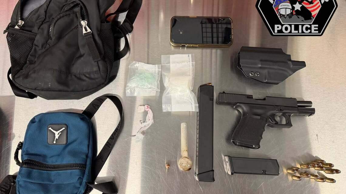 Atwater police arrest convicted felon on gun, drug charges