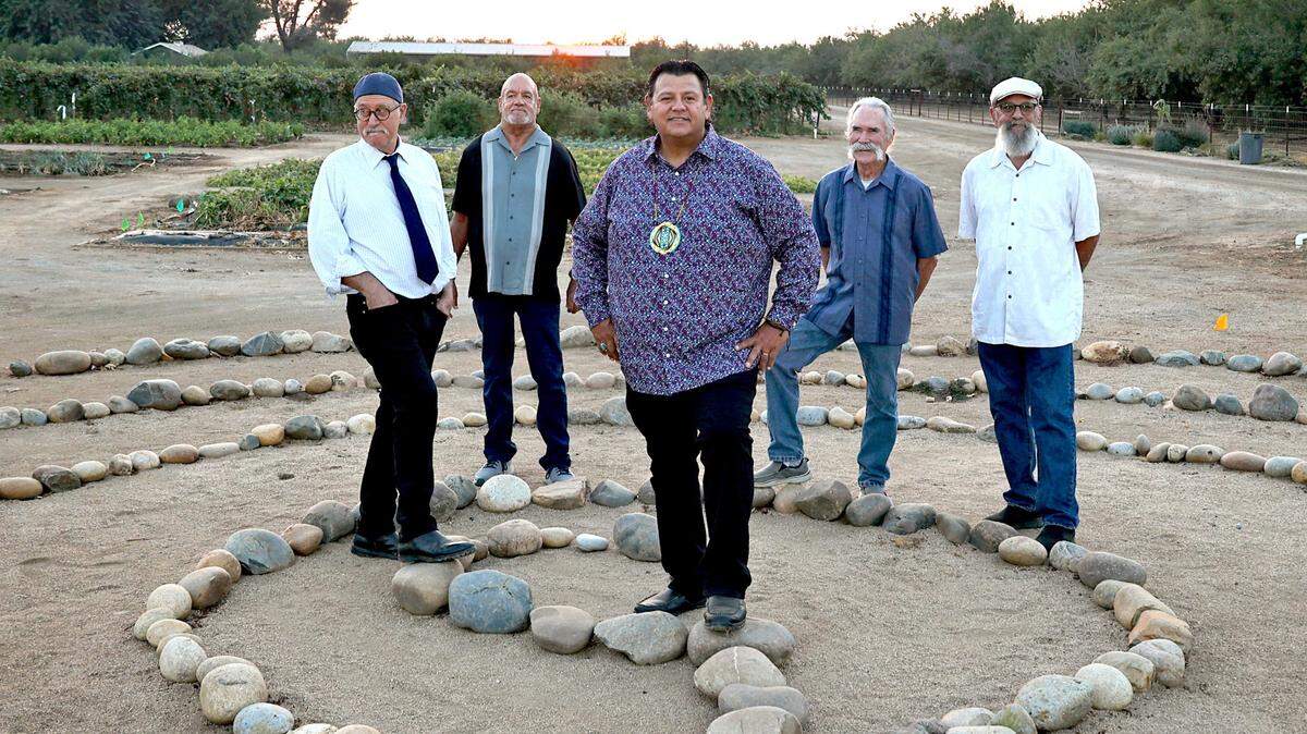 Merced County blue band “Mike Hammar and the Nails” recently released their third album titled “Raised in the Dirt.” Pictured from left to right are band members Mike “The Professor” Boykin, Greg Merino, Mike Hammar, Allan Carroll and Mark “Sparky” Gehres.
