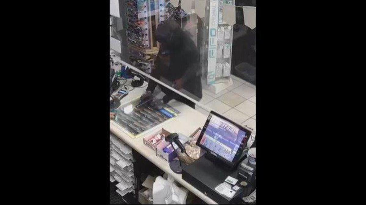 A warrant has been issued for the arrest of 39-year-old Demetrius Lavelle Rodgers, who police identified as a suspect accused of armed robbery at multiple Merced businesses, according to the Merced Police Department. Image courtesy of Merced Police Department.