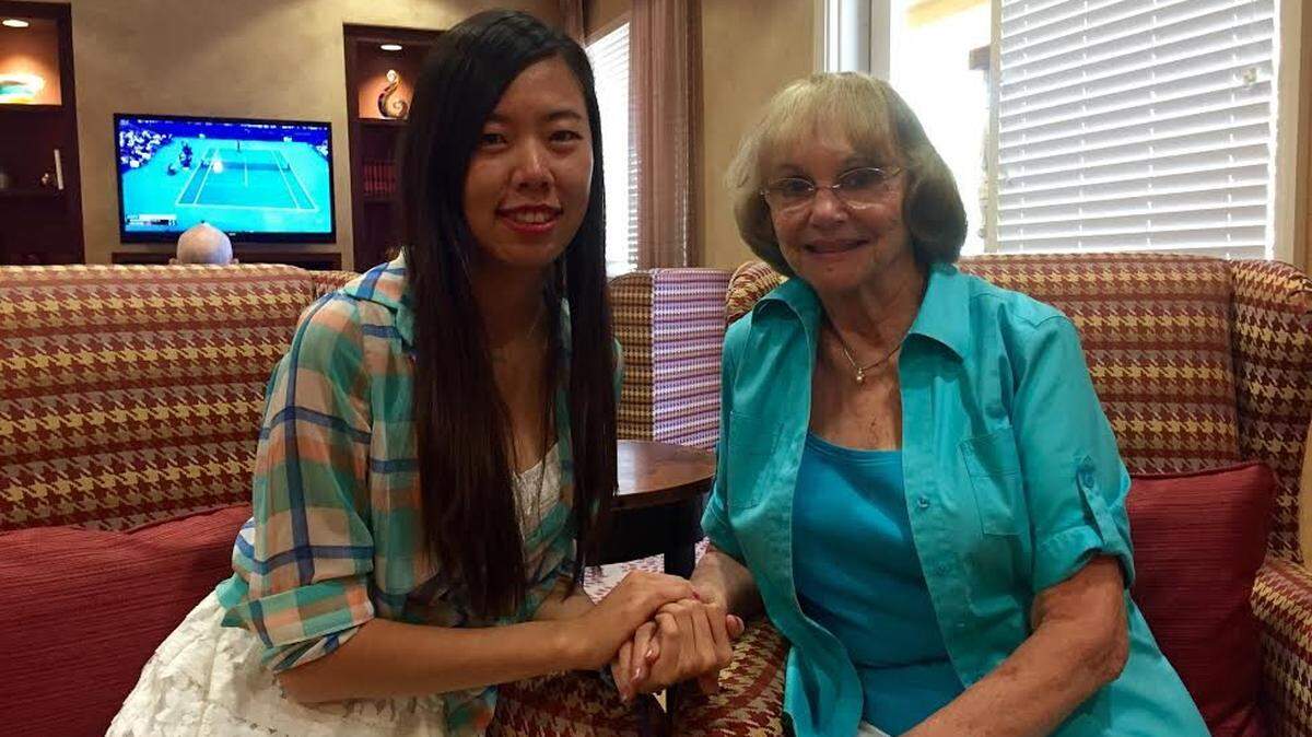 Jia Ma and Joyce Smith formed a strong bond in 2015 through the International Friendship Program at Fresno State.