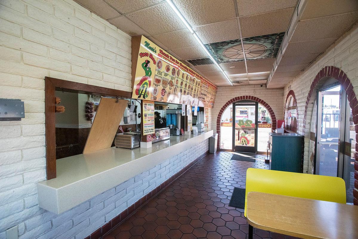 Maria’s Taco Shop located at 1750 R Street in Merced, Calif., on Tuesday, Oct. 15, 2024. The restaurant which is open 24 hours, has offered authentic fast Mexican food to the Merced community for 32 years.