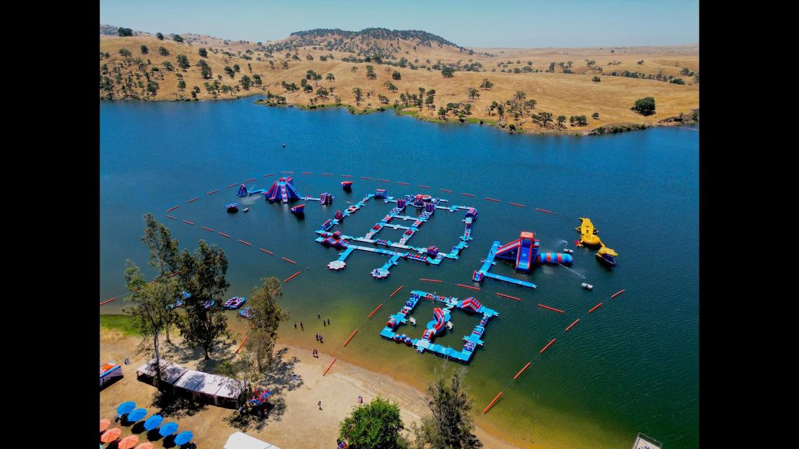 ‘Largest floating inflatable water park’ reopens near Merced. What’s new in 2026