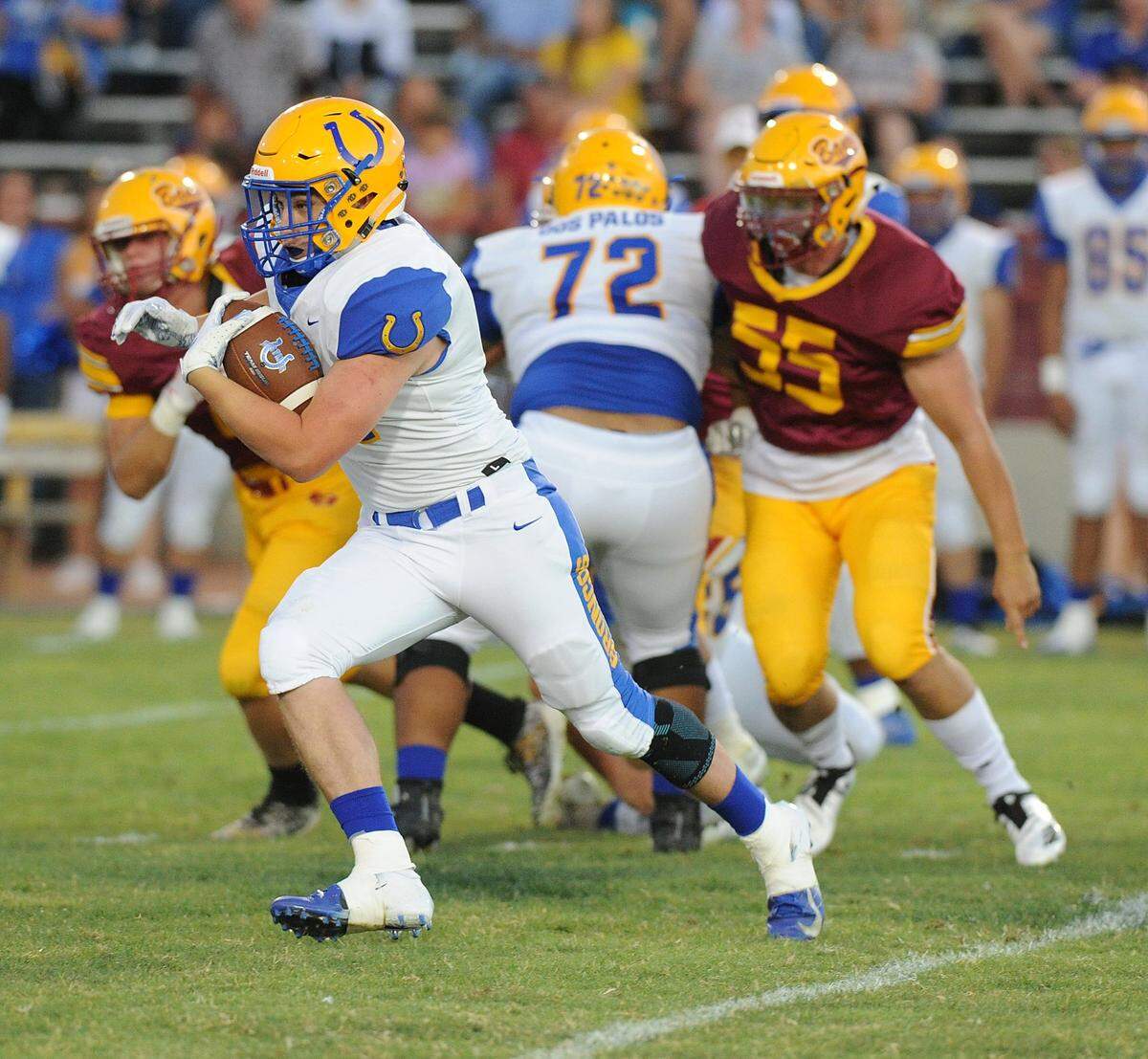 Dos Palos junior Ryan Ramirez has rushed for 761 yards and 22 touchdowns this season to help the Broncos reach the Central Section Division V championship game.