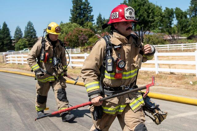 Large blaze damages two homes in Merced County | Merced Sun-Star