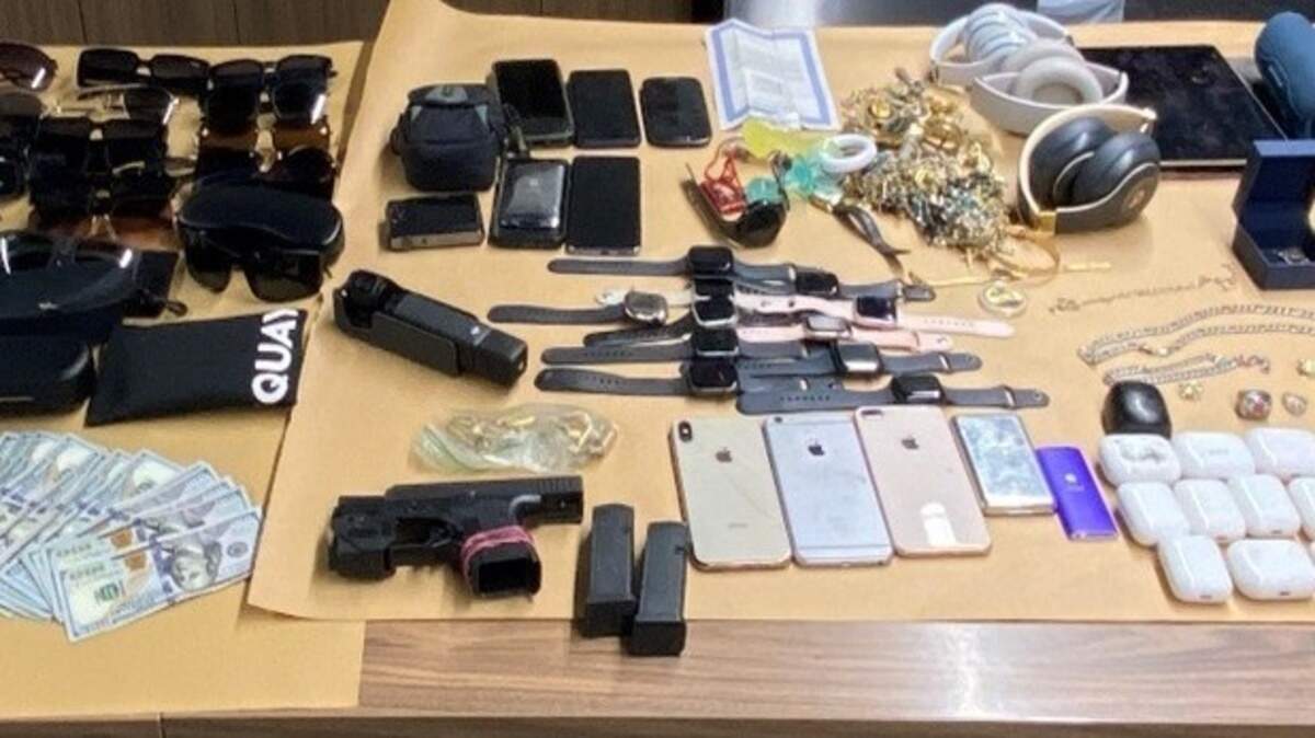 Julian Garcia, 18, was found in possession of several items that had been confirmed as stolen property, according to the Los Banos Police Department.