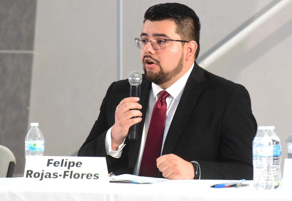 Felipe Rojas-Flores is one of three candidates vying for the District 5 seat of the Merced City Council in the November election.