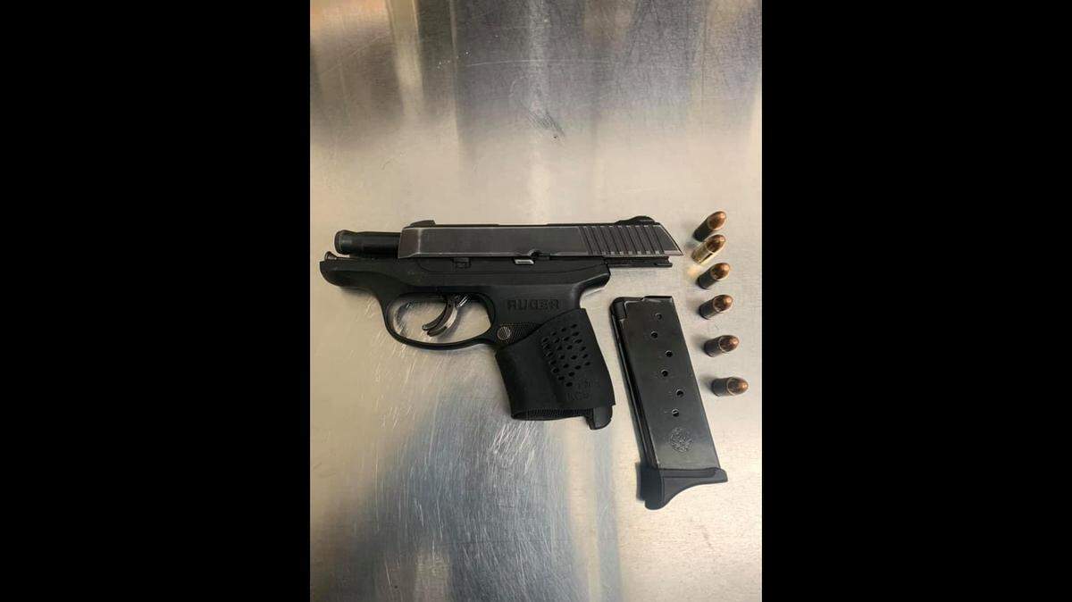 Los Banos Police officers located this handgun concealed in a vehicle after a traffic stop on Thursday, Feb. 25, 2021 in Los Banos.