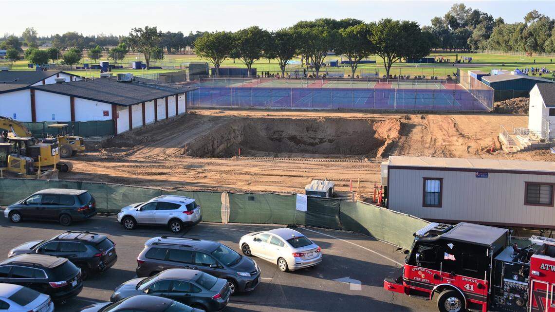 A new $9.1 million pool is being built at Atwater High School. The Merced Union High School District is building new pools at Atwater and Merced high schools.
