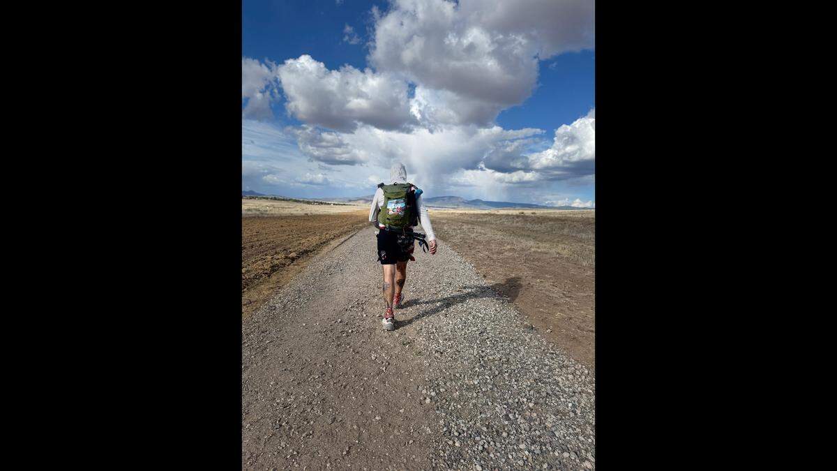 James Thornton competes in the Cocodona 250 in Arizona.